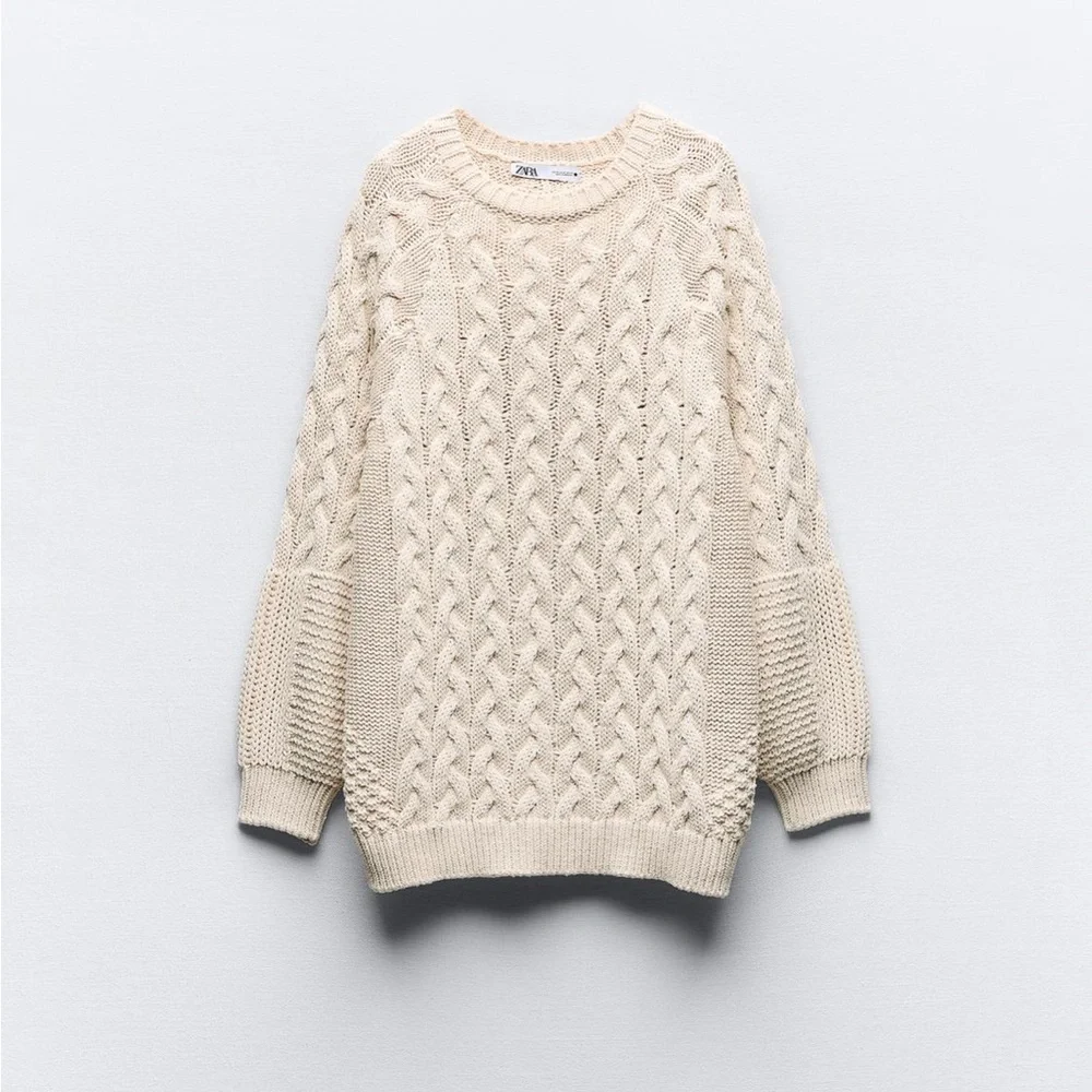 Zara cable knit sweater - Picture 2 of 2